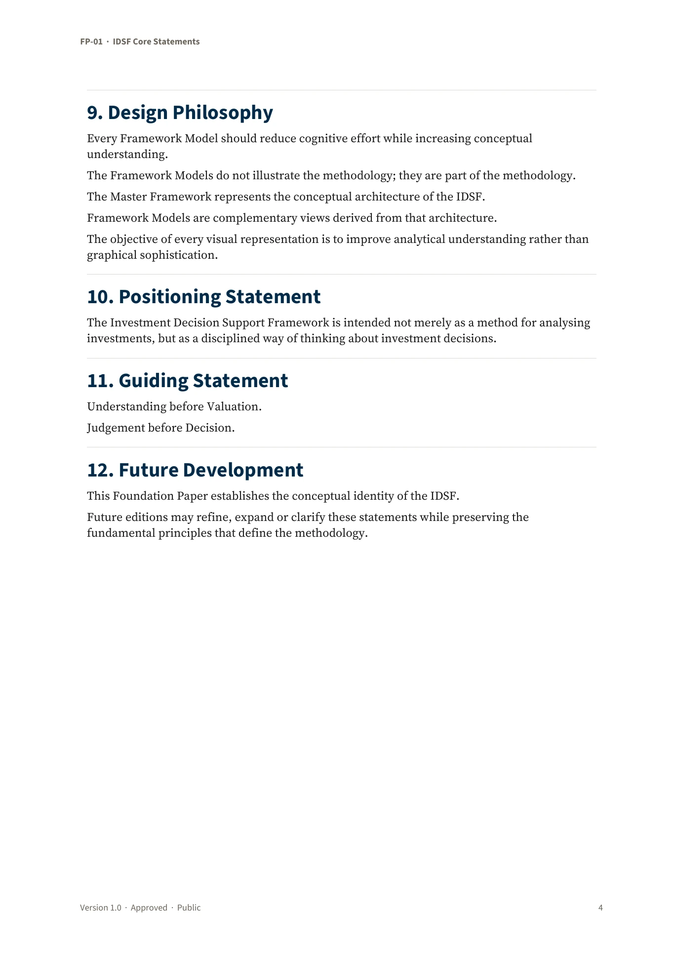 IDSF Core Statements — page 4 of 4