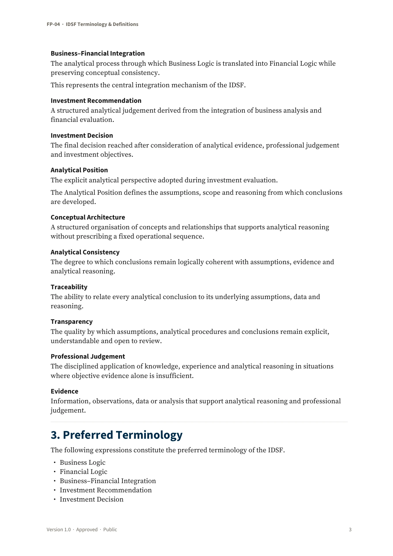 IDSF Terminology & Definitions — page 3 of 5