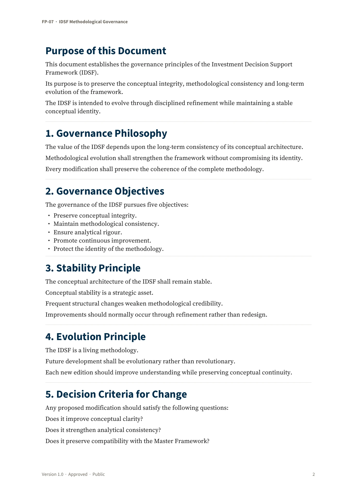 IDSF Methodological Governance — page 2 of 4