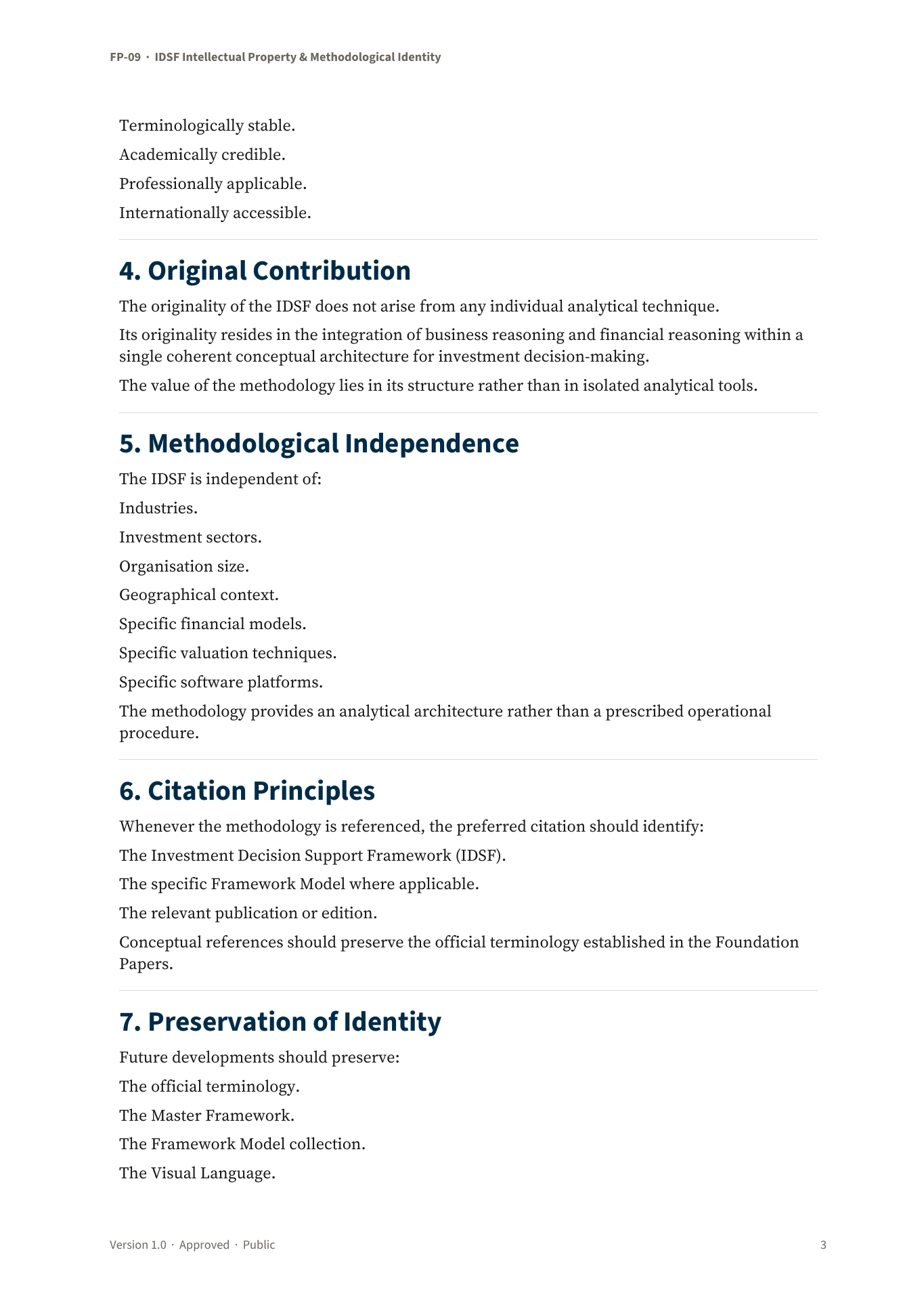 IDSF Intellectual Property & Methodological Identity — page 3 of 5