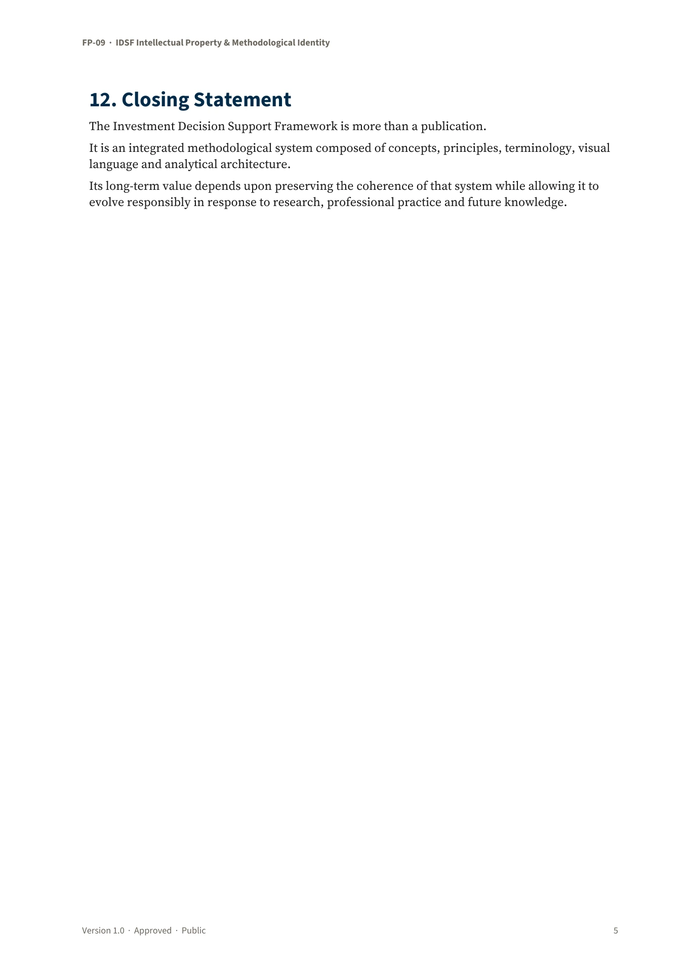 IDSF Intellectual Property & Methodological Identity — page 5 of 5