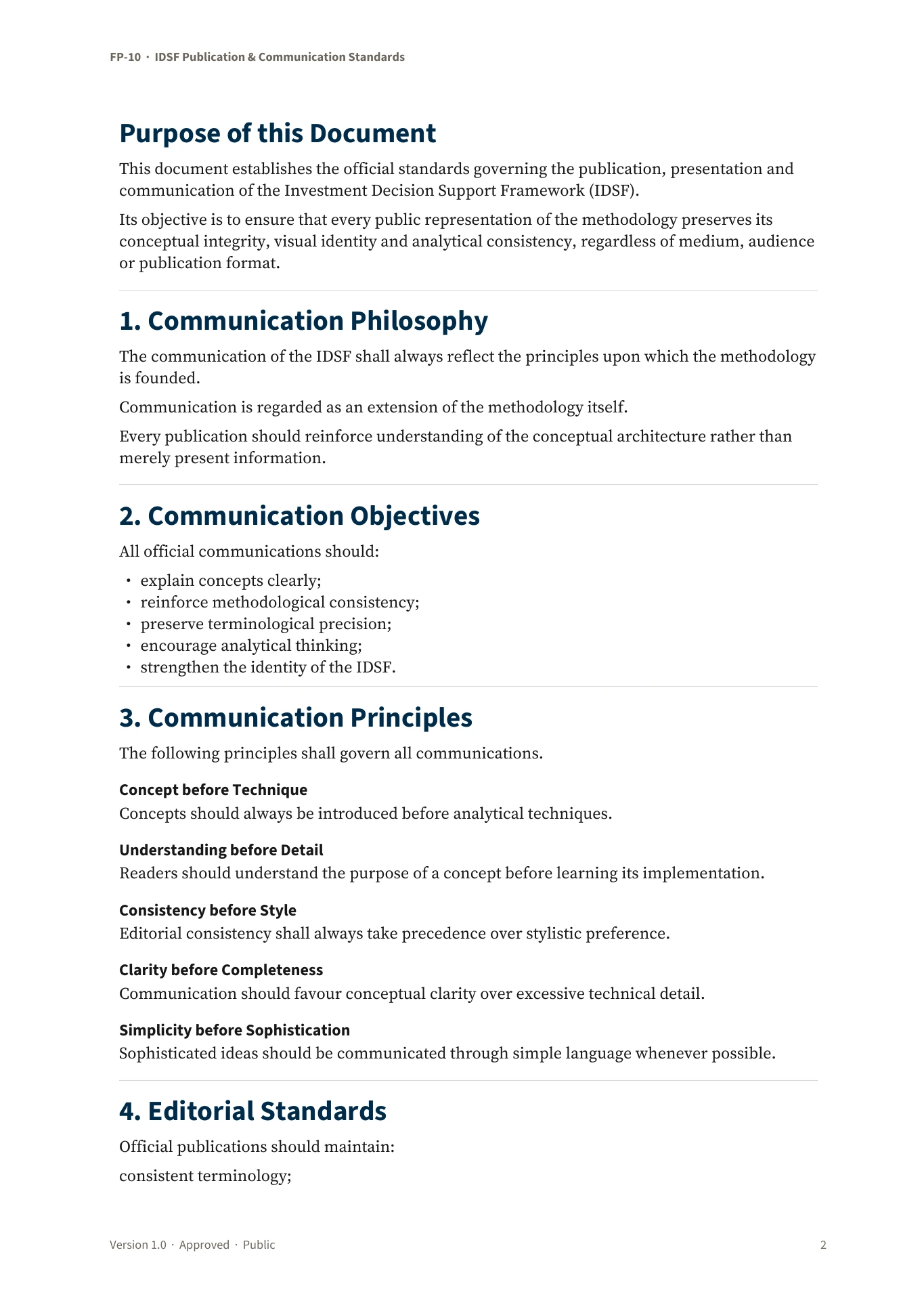IDSF Publication & Communication Standards — page 2 of 5