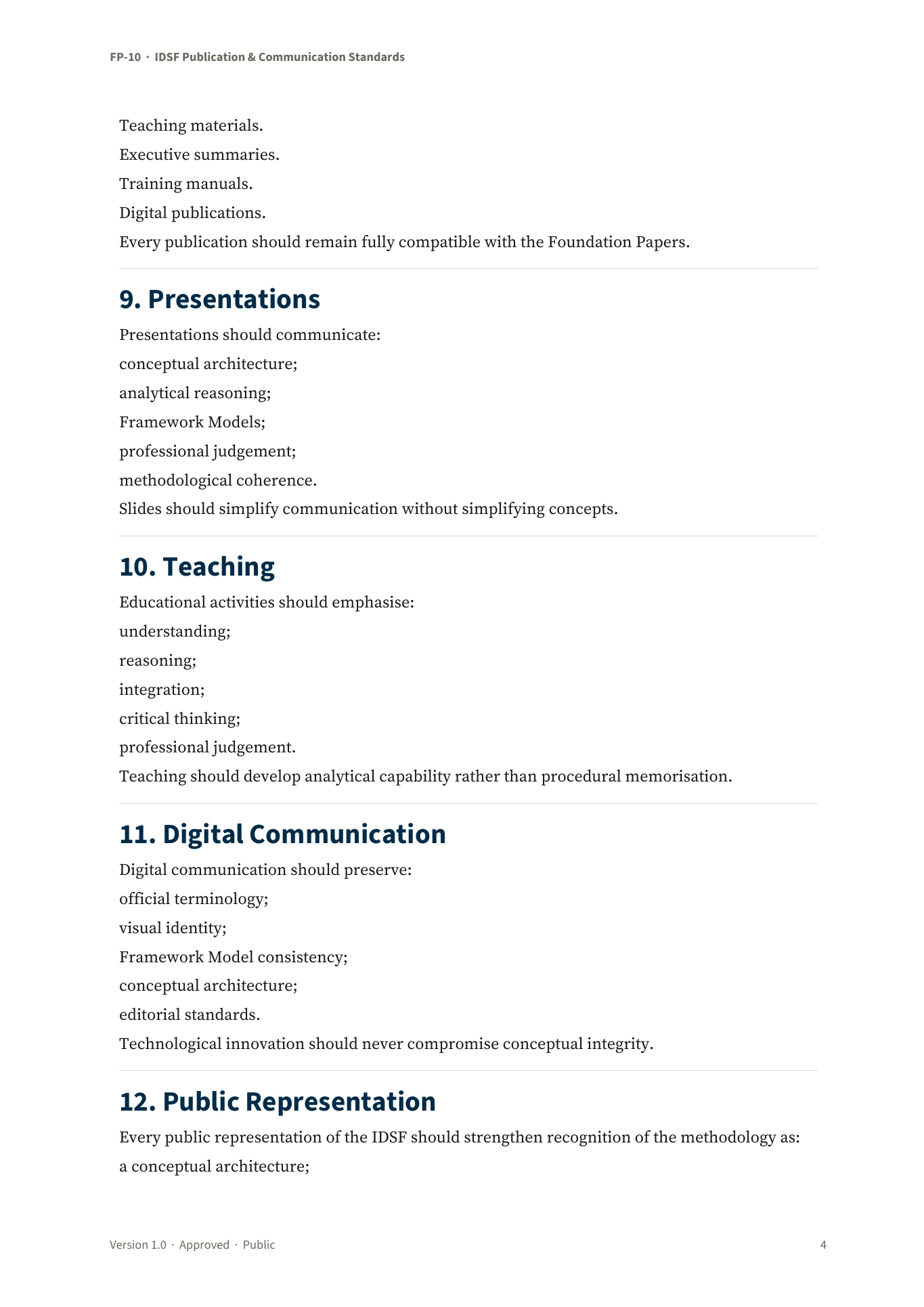IDSF Publication & Communication Standards — page 4 of 5